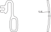 Pad arm set